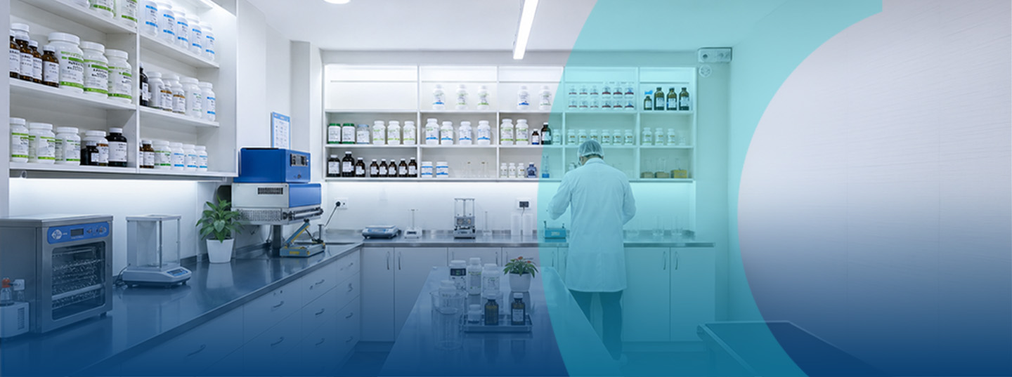Interior del laboratorio magistral Química Derma Lab